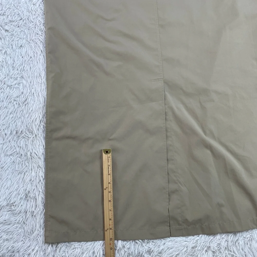 VTG L.L. Bean Jacket Mens Extra Large Beige Trench Coat‎ XL